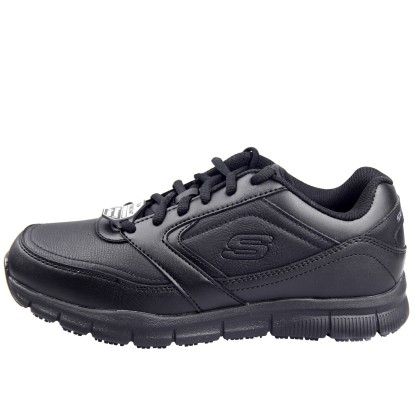 Ανδρικά Sneakers Skechers 77156 Black Work Relaxed Fit