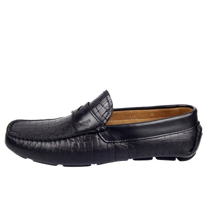 Ανδρικά Μοκασίνια Boss Shoes Q5784 Woven Black