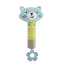 Kikkaboo Κουδουνίστρα Πίεσης Cat Squeaker Toy