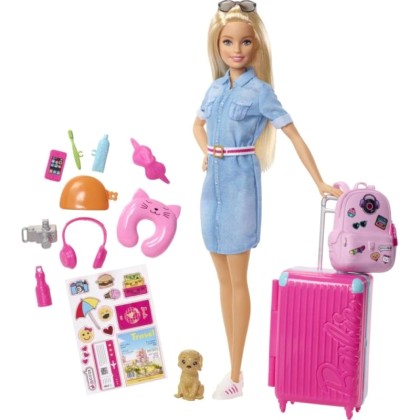 Barbie Dream House Adventures Κούκλα Barbie Έτοιμη για Ταξίδι FW