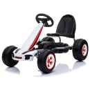 Παιδικό Αυτοκινητάκι Go Cart Με Πετάλια FEVER White B005 Cangaro