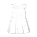 Mayoral Φόρεμα Ποπλίνα Κορίτσι Χρώμα Λευκό