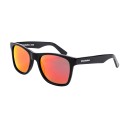 HORSEFEATHERS FOSTER SUNGLASSES GLOSS BLACK/MIRROR RED