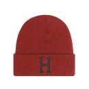 HUF CLASSIC H BEANIE ROSE WOOD RED