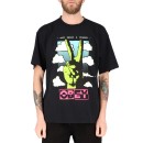 OBEY GIVE PEACE A CHANCE HEAVYWEIGHT CLASSIC BOX TEE OFF BLACK
