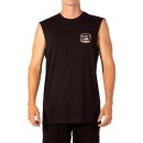UNIT SPARKY MUSCLE TEE BLACK