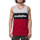 HORSEFEATHERS SPAZ TANK LAVA RED