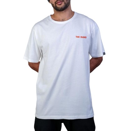 THE DUDES ALMOST THERE TEE OFF WHITE