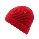 VOLCOM SWEEP LINED BEANIE RED