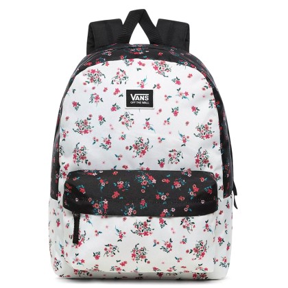 VANS REALM CLASSIC BACKPACK BEAUTY FLORAL PATCHWORK