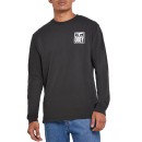 OBEY EYES ICON 2 L/S TEE OFF BLACK