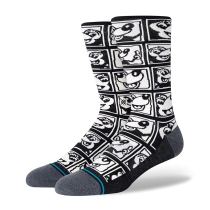 STANCE X MICKEY MOUSE 1985 HARING SOCKS BLACK