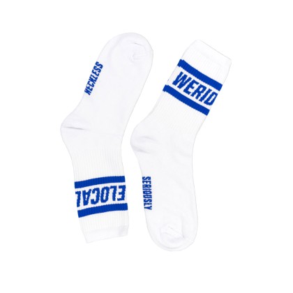WE RIDE LOCAL STATEMENT SOCKS BLUE ELECTRIC