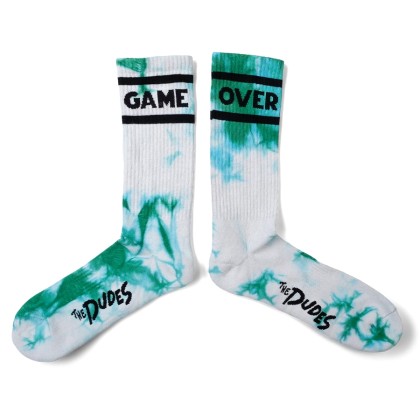 THE DUDES GAME OVER TIE SOCKS OFF-WHITE