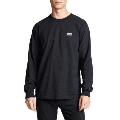 OBEY EYES OF OBEY L/S TEE OFF BLACK