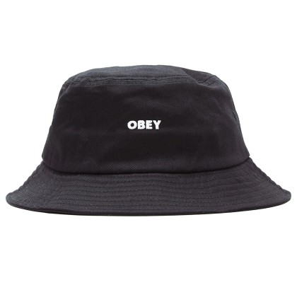 OBEY BOLD BUCKET HAT BLACK