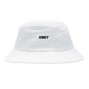 OBEY BOLD BUCKET HAT WHITE