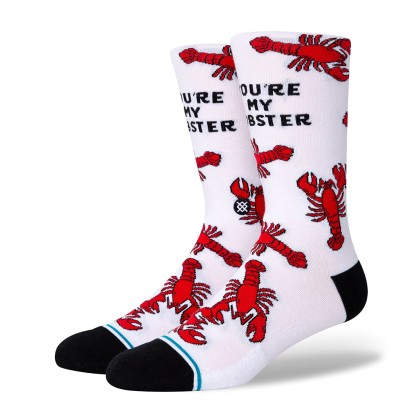 STANCE YOURE MY LOBSTER SOCKS WHITE