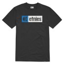 ETNIES NEW BOX S/S TEE BLACK/WHITE