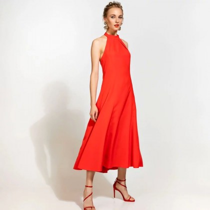 Access Fashion Πορτοκαλί φορεμα super κλος (SO-3417-121)