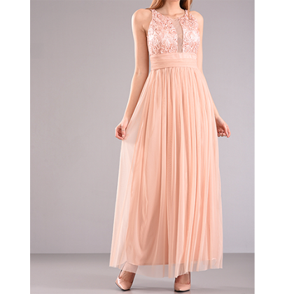 Angelo Psarros Ροζ φορεμα αμπιγιε (40-8226-01)