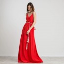 Access Fashion Κόκκινο φορεμα ΤΙΡΑΝΤΑ SUMMER (18-3508-100)