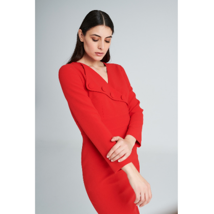 Badoo Κόκκινο φορεμα (20-736-00)