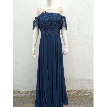 Giorgio Ajutanti Μπλε φορεμα αμπιγιε (Κ18-9156)
