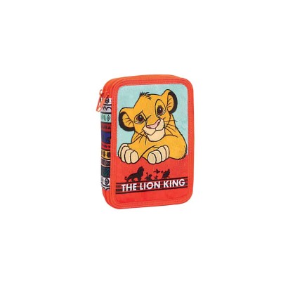 Κασετίνα Διπλή GIM Lion King 331-60100