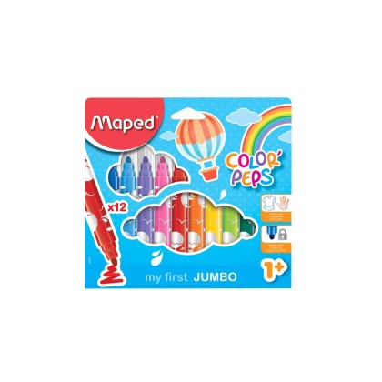 Μαρκαδόροι MAPED Color Peps Maxi 12 Χρώματα 846020