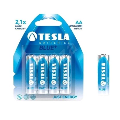Tesla Batteries AA Zinc Blue 4pcs 1,5V