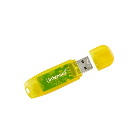 Intenso USB Stick High-Speed 2.0 Rainbow Line 16GB - Yellow (350