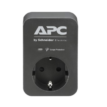 APC Essential SurgeArrest 1 Outlet Black 230V PME1WB-GR