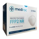 Mediroc Μάσκα KN95 Προσώπου FFP2 NR 5 Layers Κουτί 25 τμχ. (πιστ