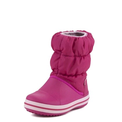 Winter Puff Boot Kids Crocs (14613 Fuchsia 6X0)
