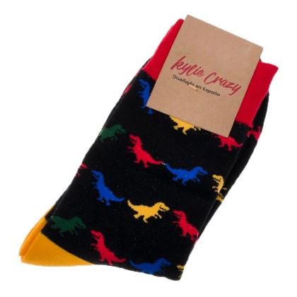 Κάλτσες Unisex Kylie Crazy Socks (KCS136 Yellow-Red)