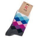 Κάλτσες One Size Kylie Crazy Socks KCS114-3 Grey-White Kylie