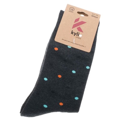 Κάλτσες One Size Kylie Crazy Socks KCS2003040-1 Black Kylie