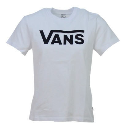 Vans T-shirt Flying V Crew Γυναικειο - Λευκό (VN0A3UP4WHT)