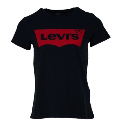 Levis T-shirt The Perfect Tee Γυναικείο - Μαύρο (17369-0201)