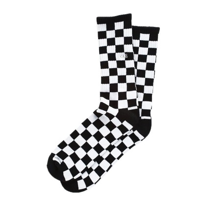 Vans Socks Checkerboard Crew - Ασπρόμαυρο (VN0A3H3OHU01)