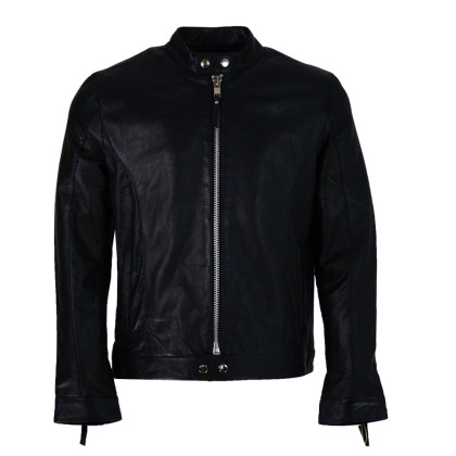 ALMA LIBRE Leather Jacket Ανδρικό - Μαύρο (A10)