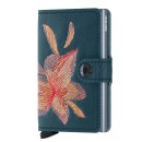 SECRID Miniwallet Wallet - Stitch Magnolia Petrolio (SECRID MINI