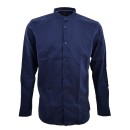 SELECTED Shirt Mandarin Collar Ανδρικό - Μπλε (16075810)