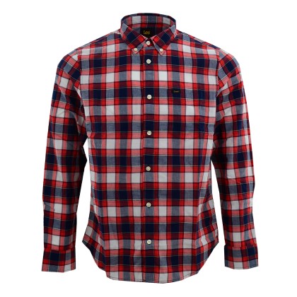 LEE Shirt Button Down Ανδρικό - Κόκκινο (L880KSNV)