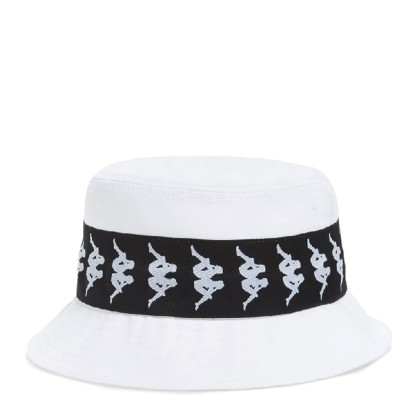 KAPPA Bucket Hat 222 Banda Bzahlab - Λευκό (304KRT0-900)