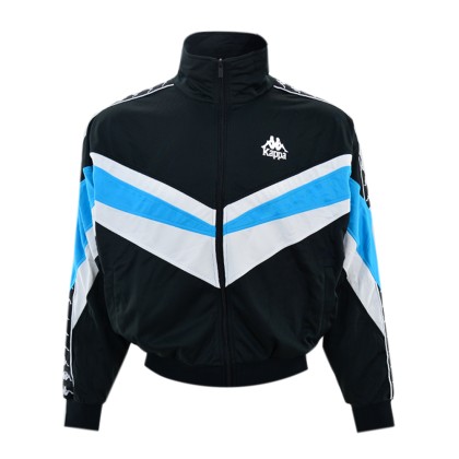 KAPPA Zip Jacket Authentic Football Evok Ανδρικό - Μαύρο - Μπλε 