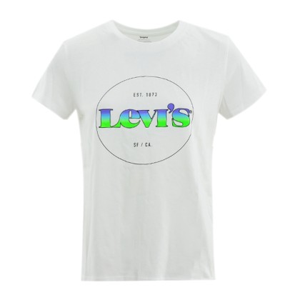 LEVIS® T-shirt The Perfect Circle Logo Γυναικείο - Λευκό (17369-