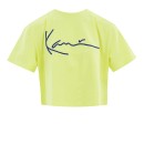 KARL KANI T-shirt Signature Γυναικείο - Κίτρινο Lime (KKWQ12142L