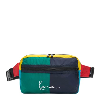 KARL KANI Hip Bag Signature Block (6.0 x 9.5 x 2.0 inches) - Πολ